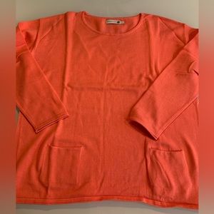 Jackpot | Sweaters | Jackpot Coral Crew Neck Sweater With Front Pocket  Detail | Poshmark